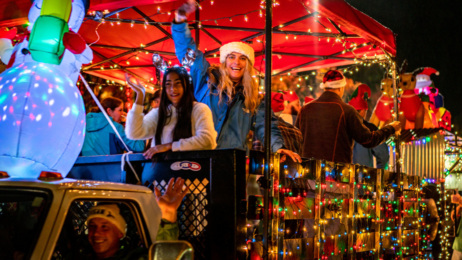 Calistoga Lighted Tractor Parade 2019